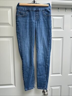 Lee Women's Blue Skinny Jeans — Stretch Denim size 4